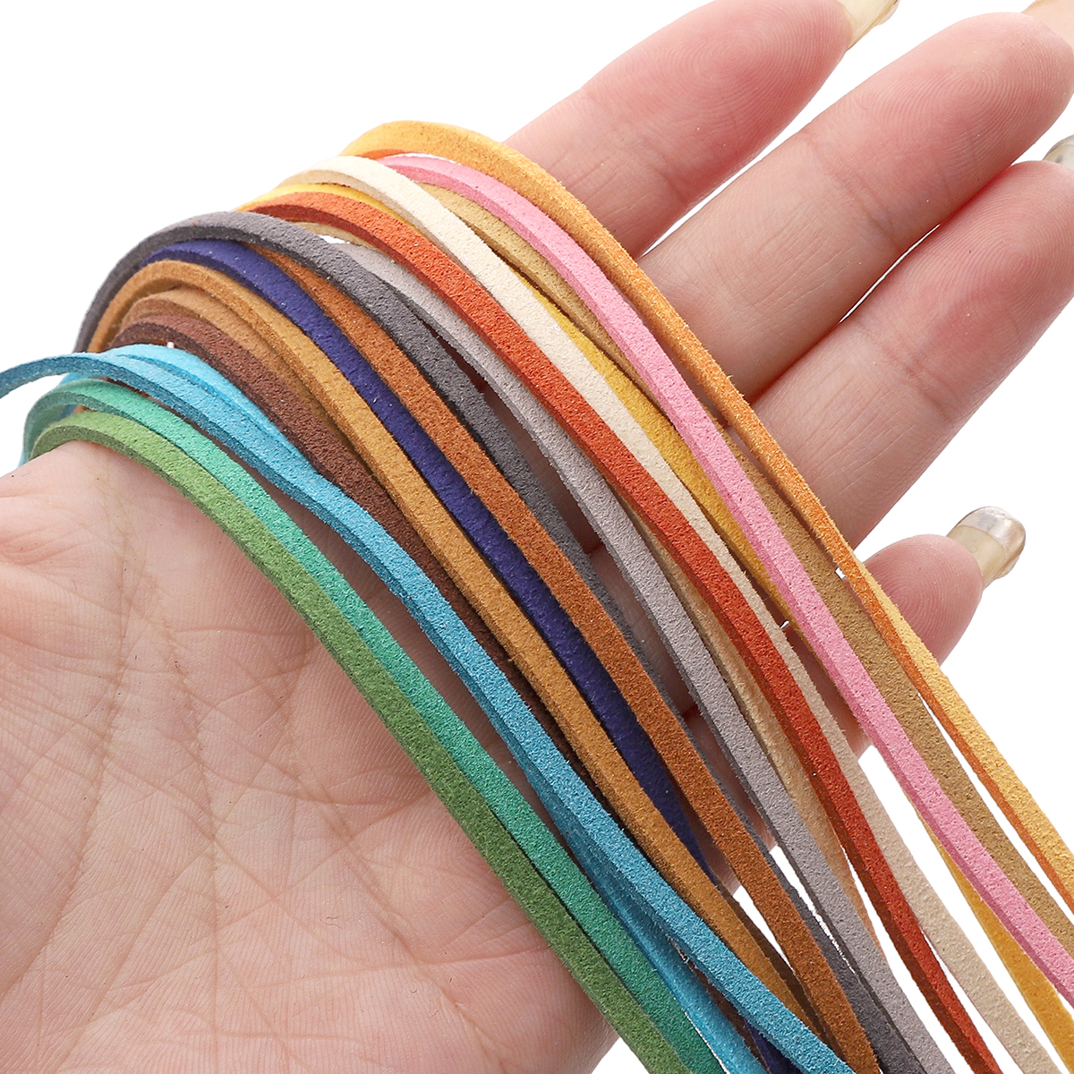 Velvet Ribbon Roll - 3mm Flat Double Sided Suede Hand