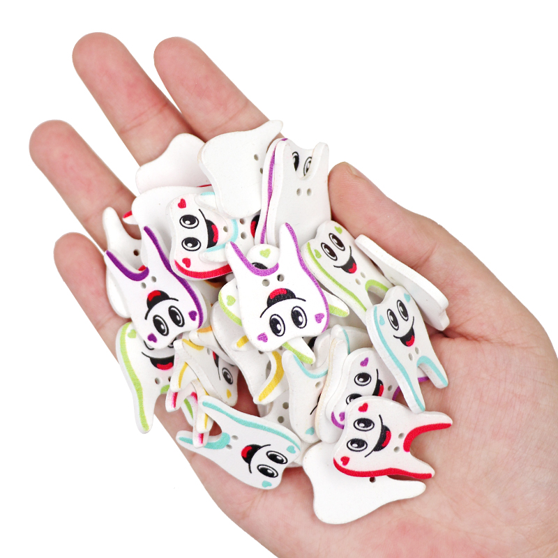 50/100pcs Wooden Button Tooth  - Embellishments For Scrapbooking recensie en prijs