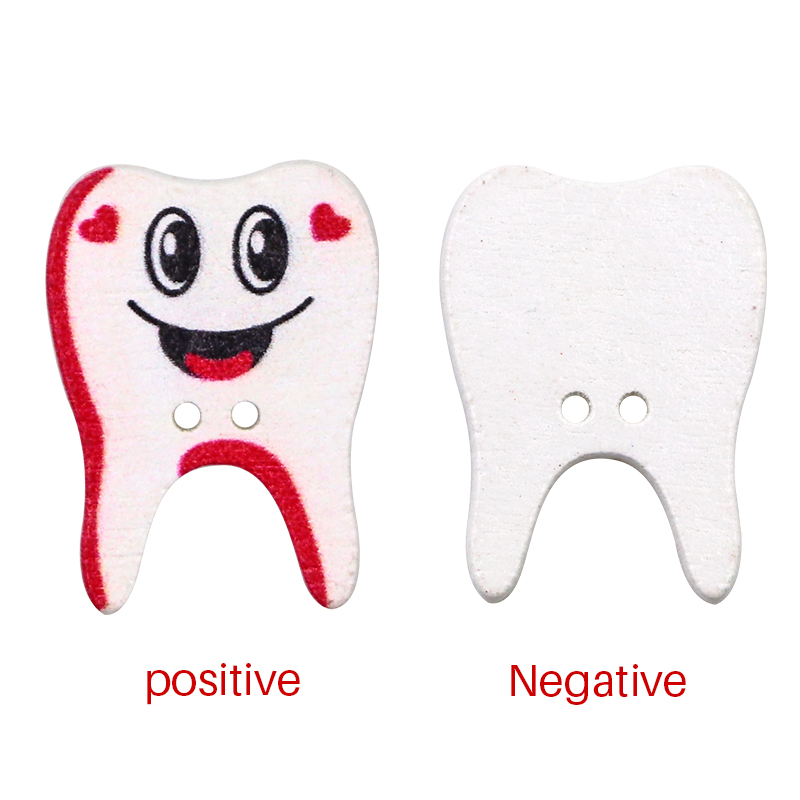 50/100pcs Wooden Button Tooth  - Embellishments For Scrapbooking recensie en prijs