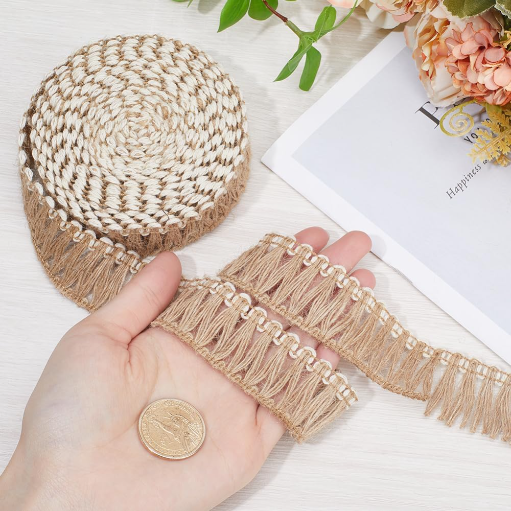 5 Meters Burlap Fringe Tassel  - Lace Ribbon Trim recensie en prijs