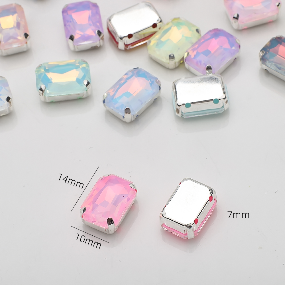 10 Pcs 10x14mm Sew On Rhinesto - Sew On Rhinestone recensie en prijs