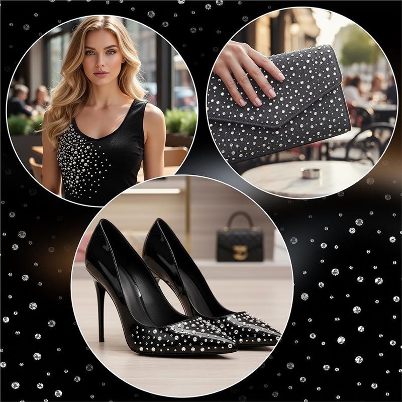 A64Z Rhinestone Sheets 10 Iron - Hotfix Rhinestone Sheet recensie en prijs