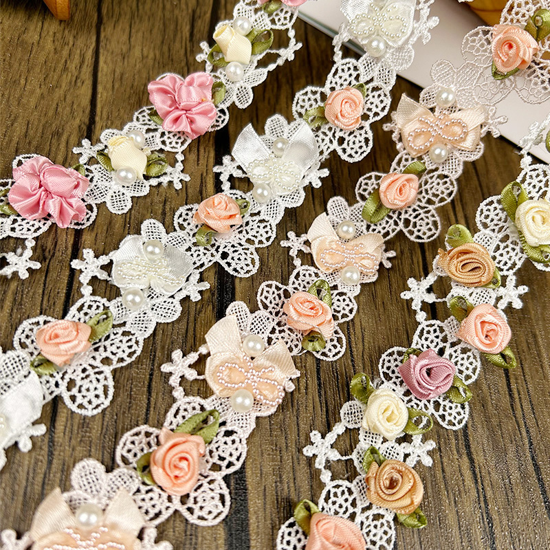 44/50cm 3D Flower Lace Trim Ap - Lace Ribbon Trim recensie en prijs