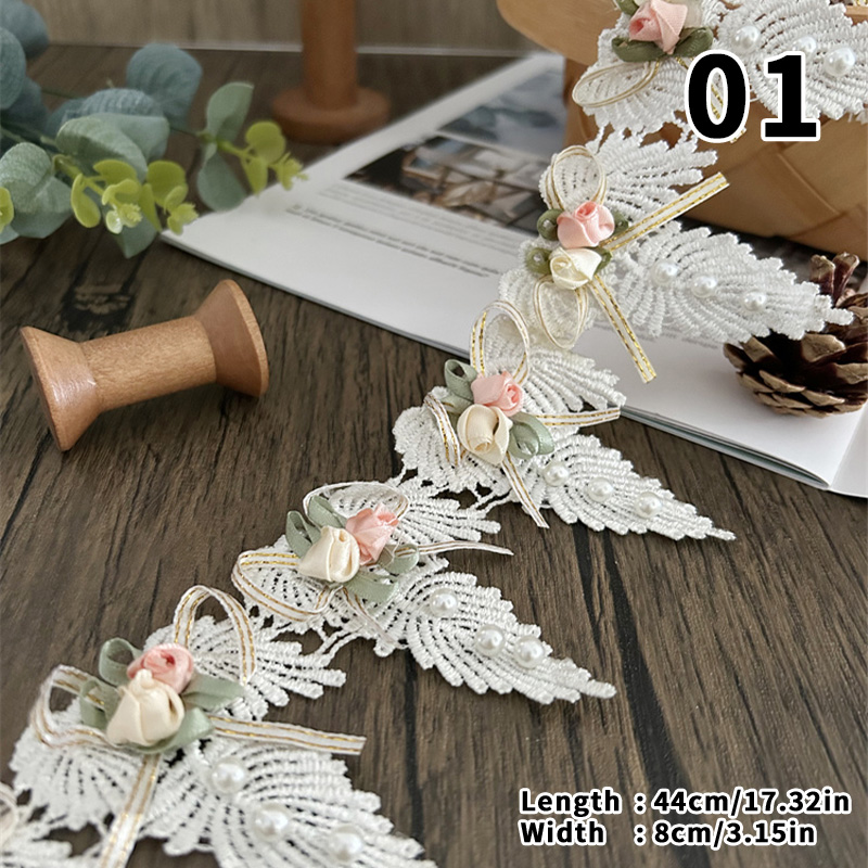 44/50cm 3D Flower Lace Trim Ap - Lace Ribbon Trim recensie en prijs
