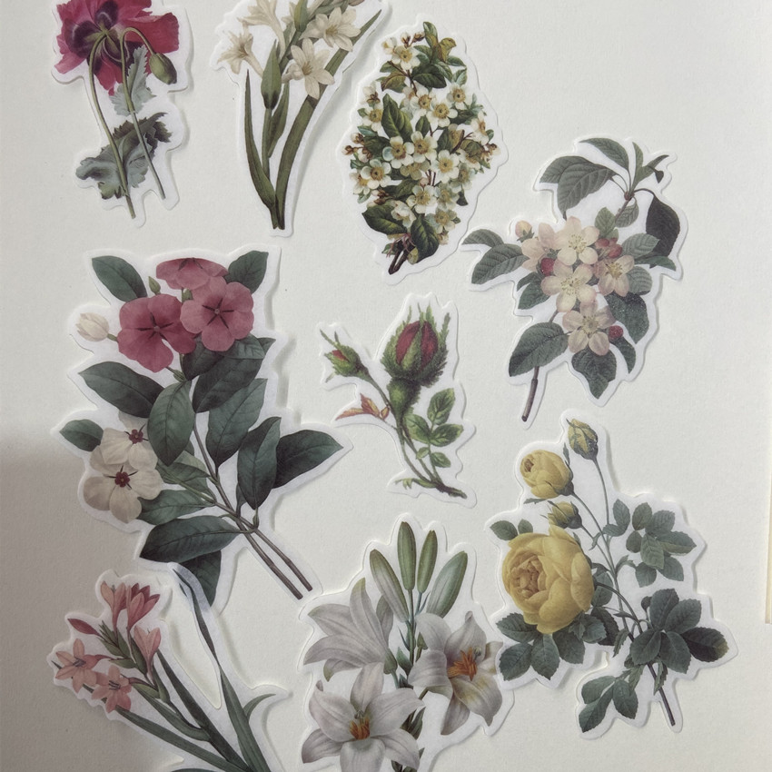 60pc/bag Vintage Flowers Plant - Embellishments For Scrapbooking recensie en prijs