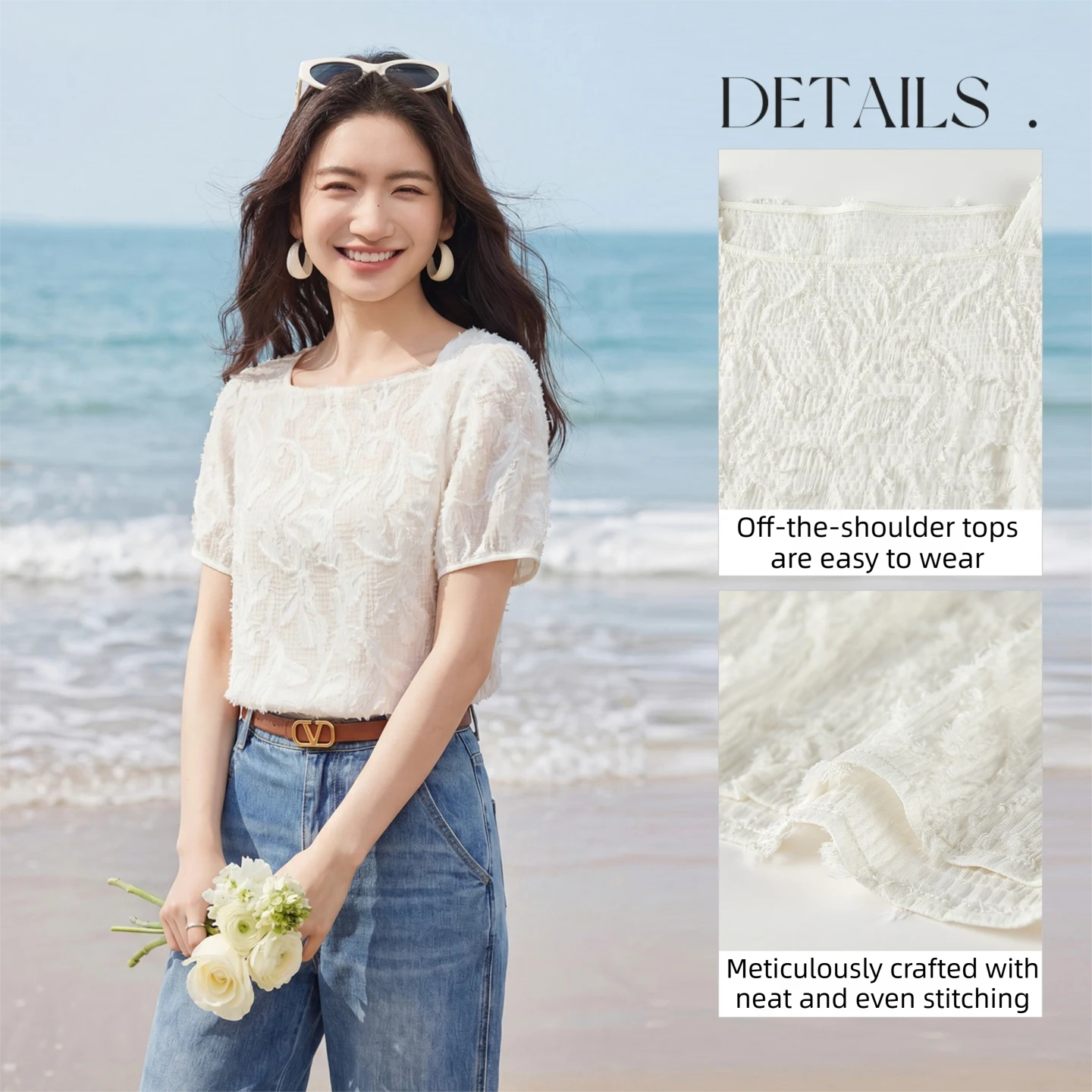 SENTUBILA Women's One-Shoulder - Tassel Fringe Trim recensie en prijs