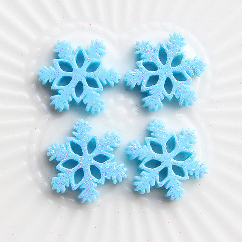 50Pcs Mini Resin Snowflake Orn - Christmas Craft Embellishment recensie en prijs