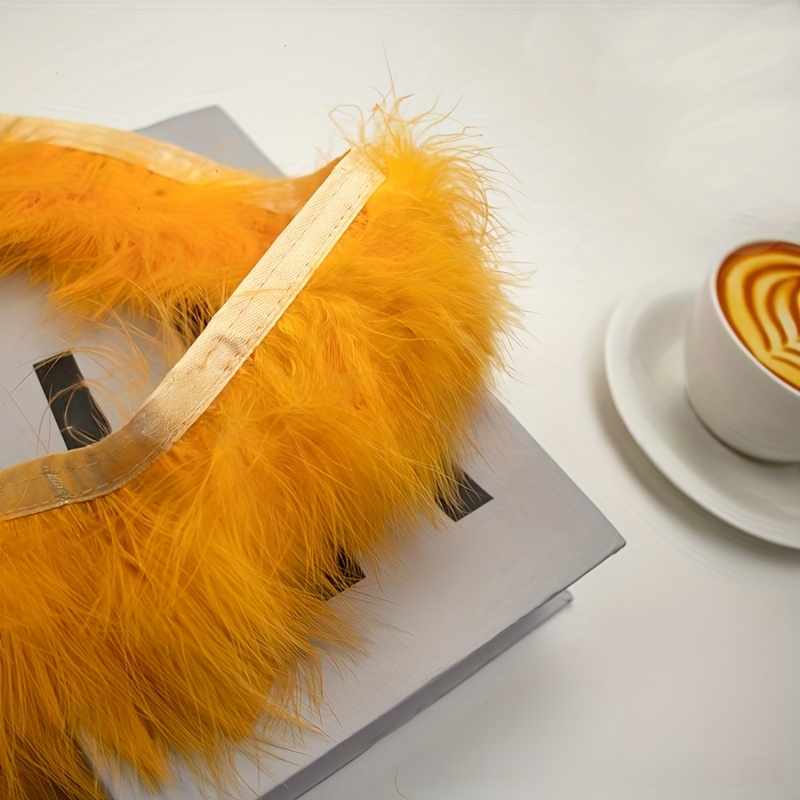 Fluffy Turkey Feathers Trim Fr - Fringe Ribbon Sewing recensie en prijs