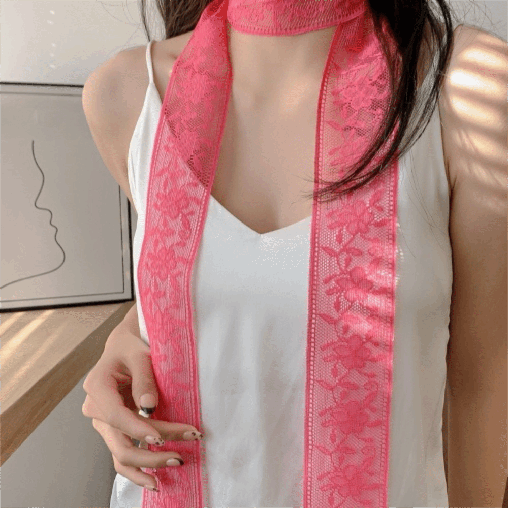 Stylish Floral Lace Printed Sc - Lace Ribbon Trim recensie en prijs