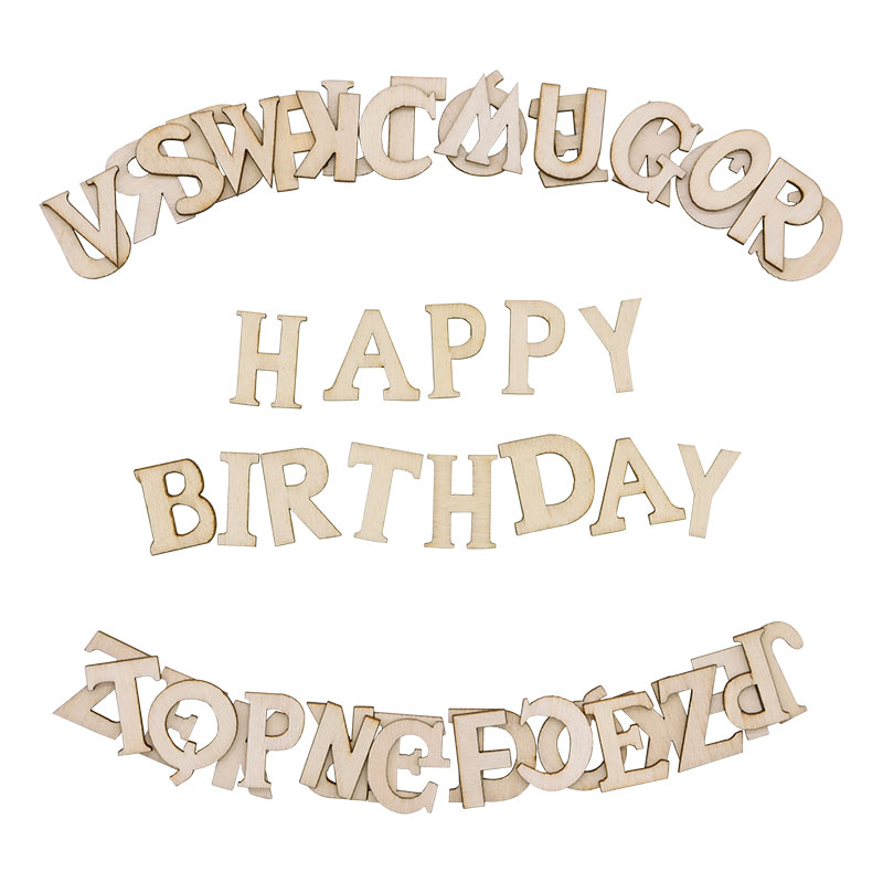100pcs Letters Wooden Alphabet - Craft Embellishment recensie en prijs