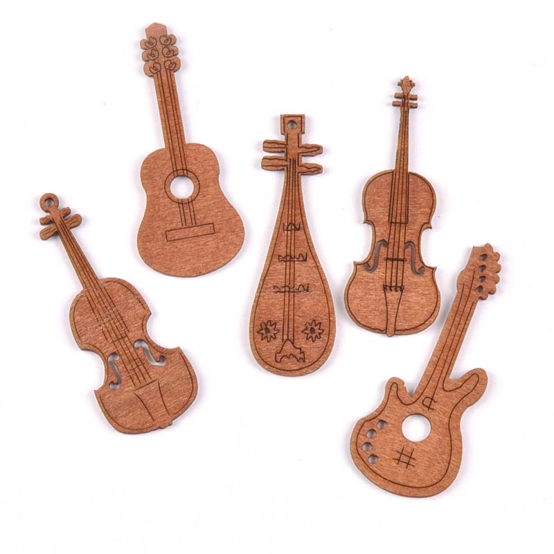 20Pcs/set Wood Handicraft guit - Embellishments For Scrapbooking recensie en prijs