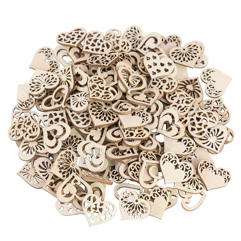 50/100pcs Hollowed Heart Patte - Craft Embellishment recensie en prijs