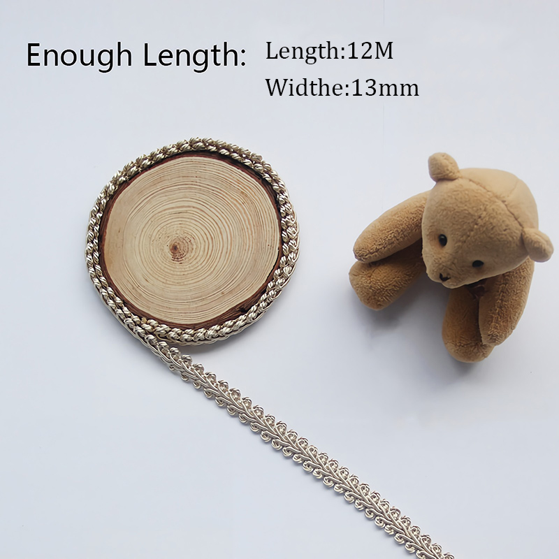 12M Braid Trim  French Gimp Ba - Fringe Ribbon Sewing recensie en prijs