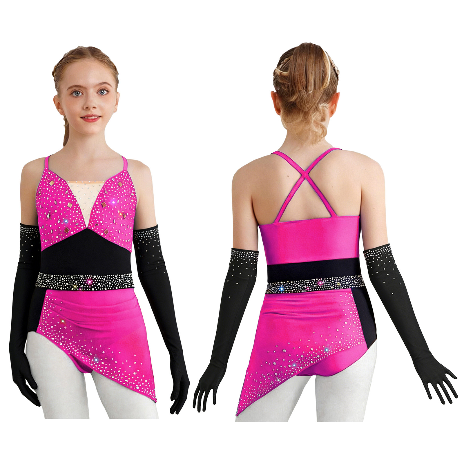 Teen Girls Shiny Rhinestones L - Rhinestone Banding Trim recensie en prijs