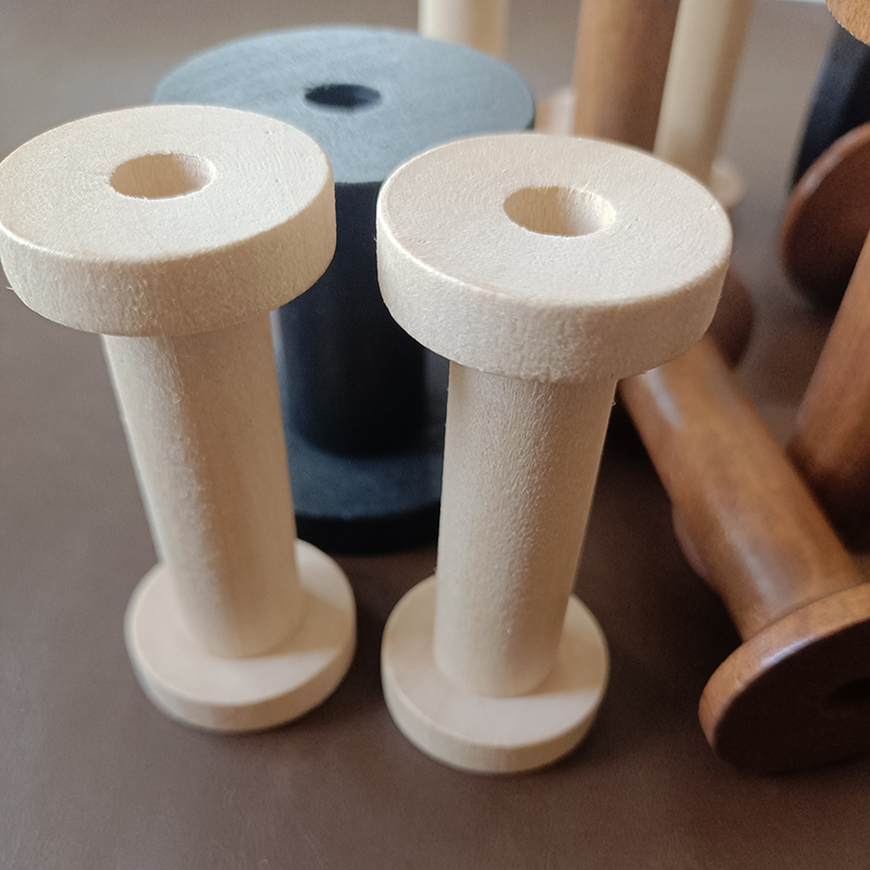 10Pcs/Set Vintage Natural Wood - Organza Ribbon Spool recensie en prijs