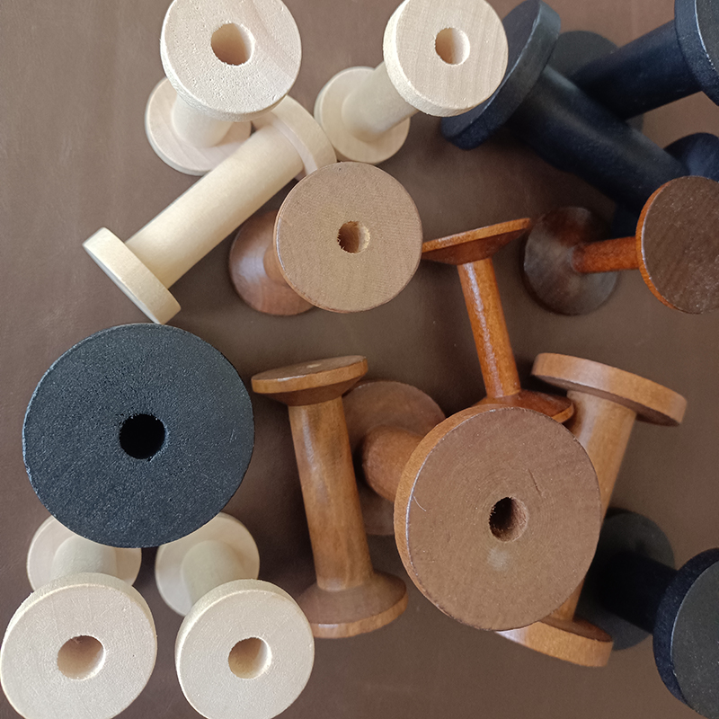 10Pcs/Set Vintage Natural Wood - Organza Ribbon Spool recensie en prijs