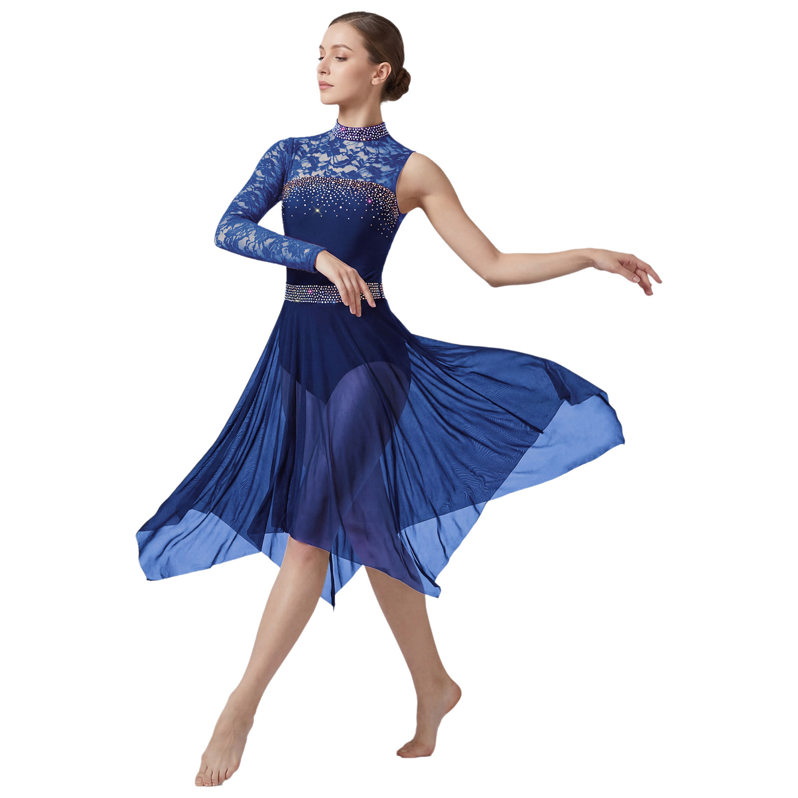 Women Lyrical Figure Skating D - Rhinestone Banding Trim recensie en prijs