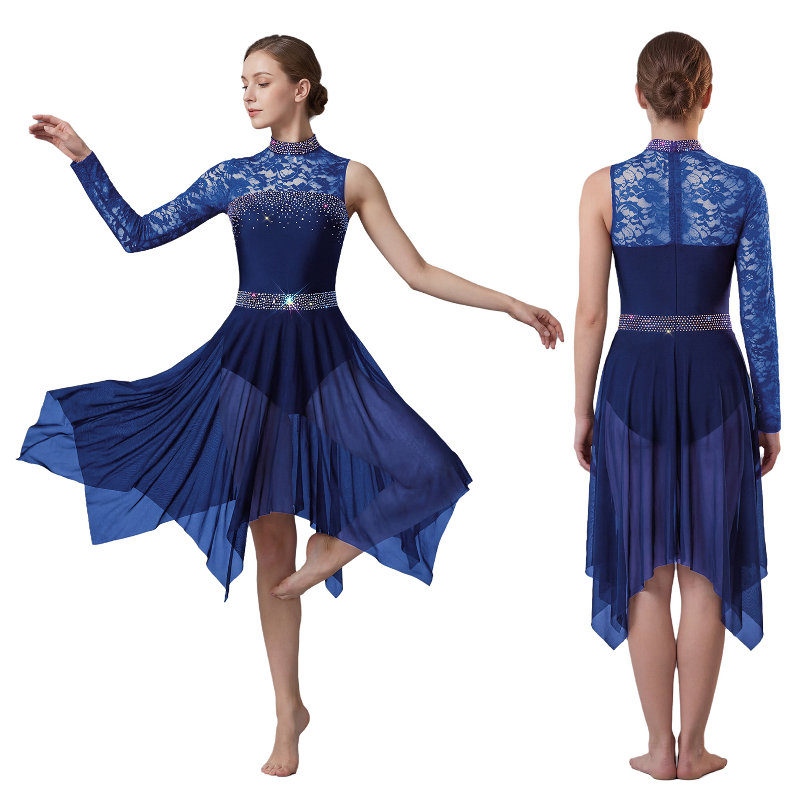 Women Lyrical Figure Skating D - Rhinestone Banding Trim recensie en prijs
