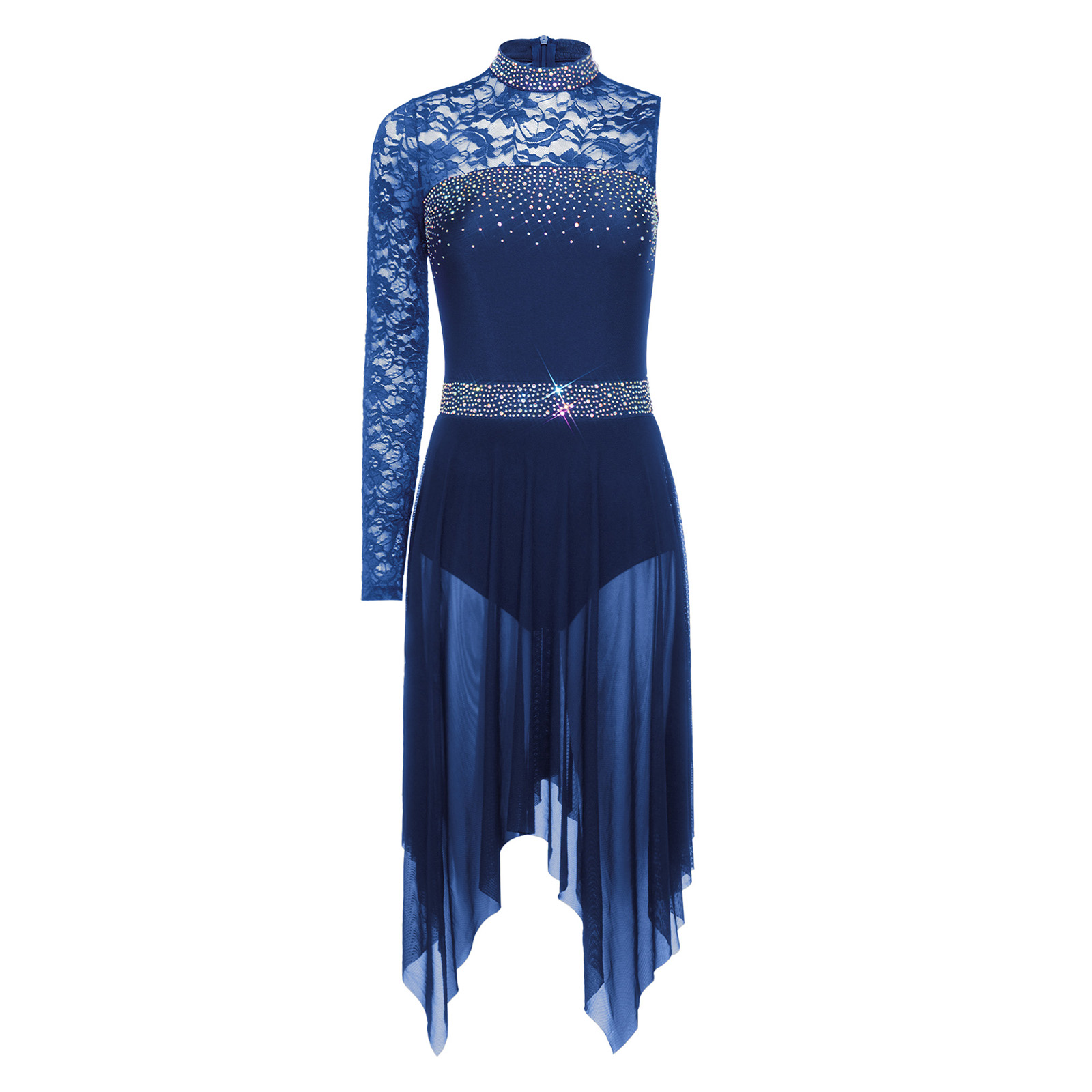 Women Lyrical Figure Skating D - Rhinestone Banding Trim recensie en prijs