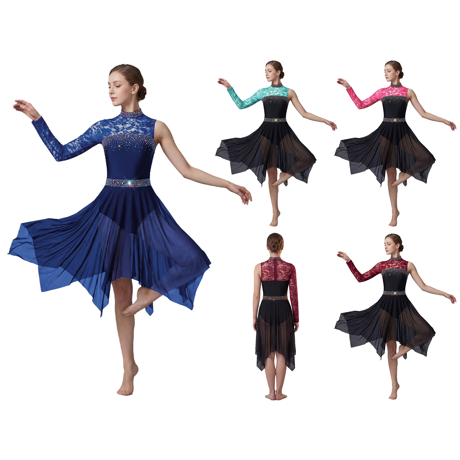 Women Lyrical Figure Skating D - Rhinestone Banding Trim recensie en prijs