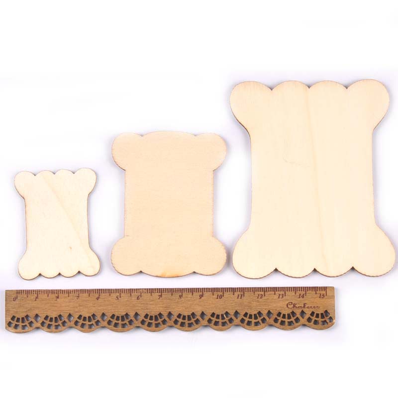54/72/98mm Wooden Flat Bobbin  - Organza Ribbon Spool recensie en prijs