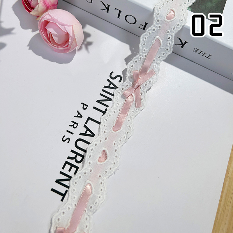 1yard Bow Pleated Lace Lolita  - Lace Ribbon Trim recensie en prijs