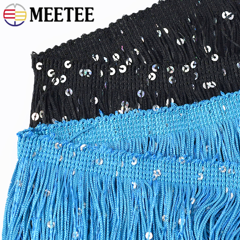 2/4/8M 10cm Colorful Sequin Ta - Fringe Ribbon Sewing recensie en prijs