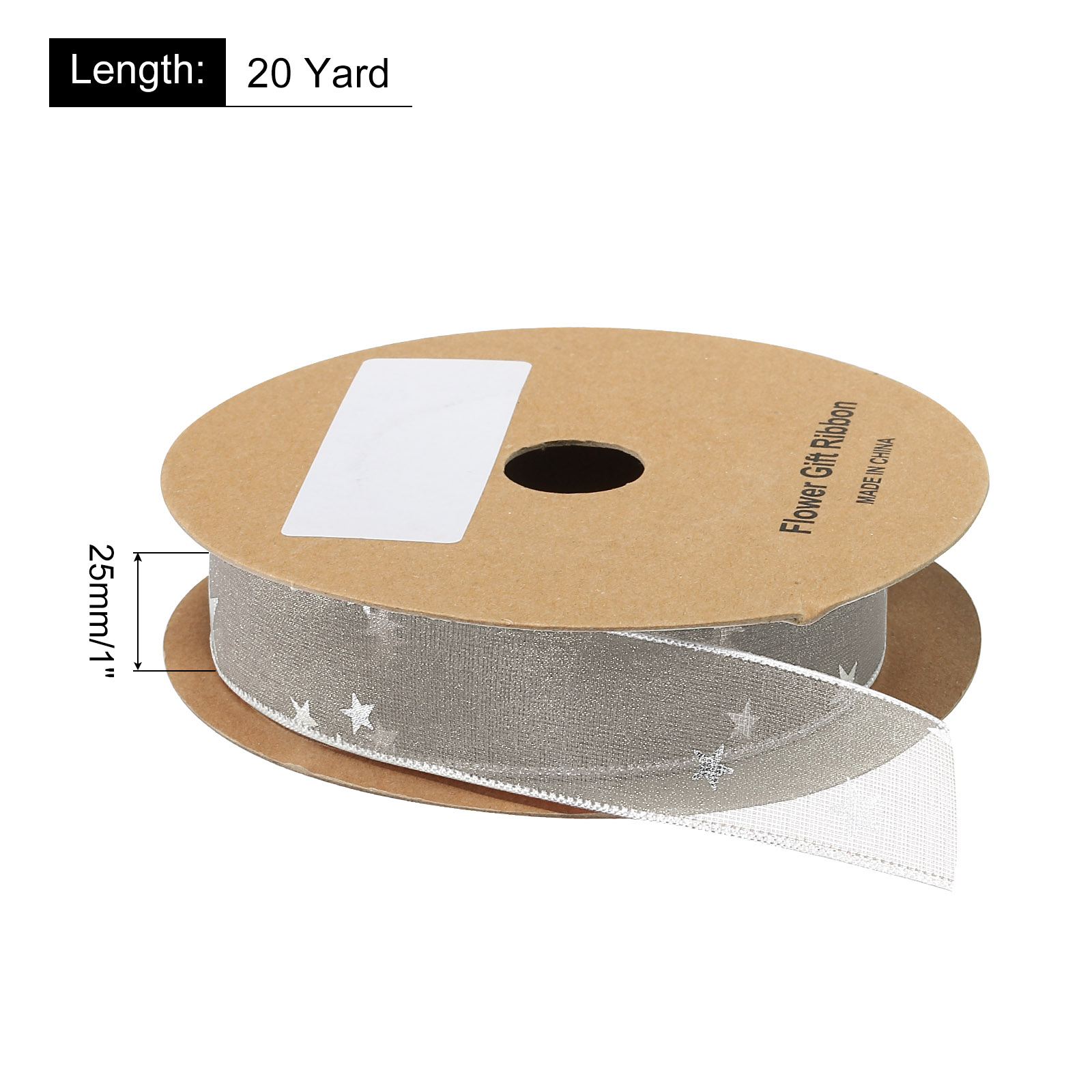 1 Inch 20 Yard Star Organza Sh - Organza Ribbon Spool recensie en prijs