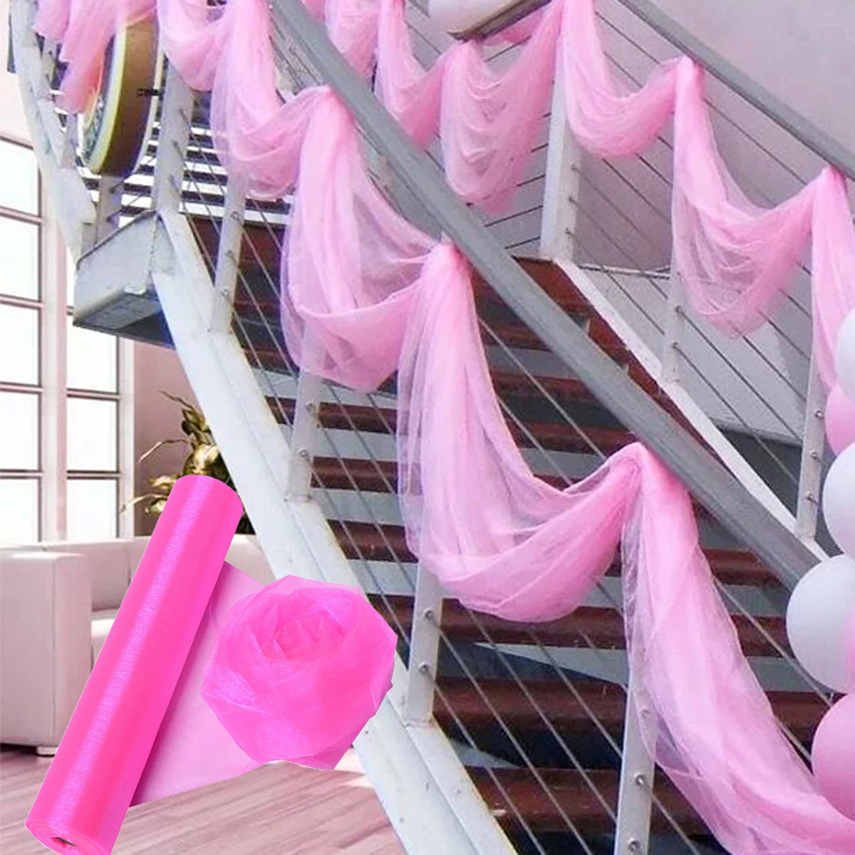Crystal Organza Fabric Tulle - - Organza Ribbon Spool recensie en prijs