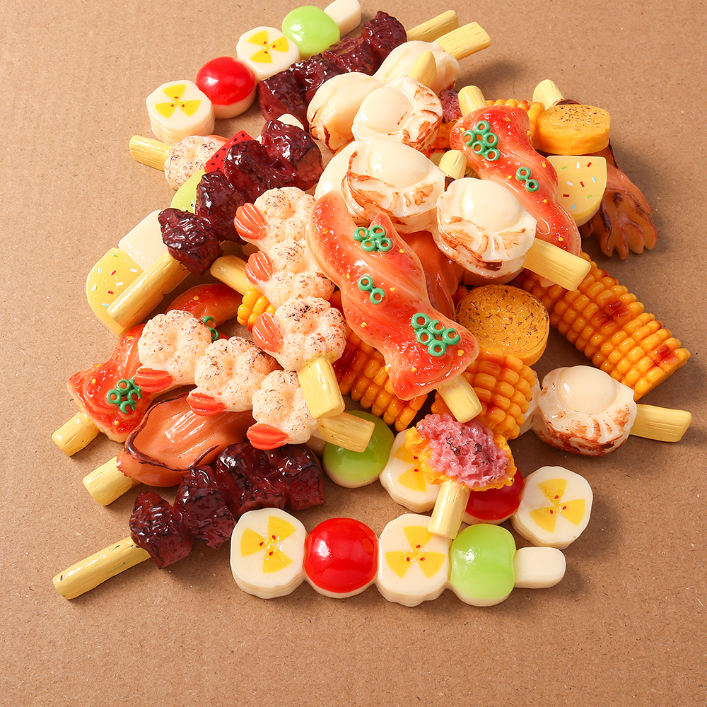 4pcs Simulation Foood Barbecue - Embellishments For Scrapbooking recensie en prijs