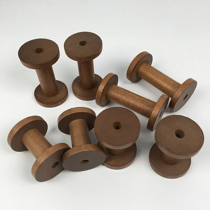 1Pc Vintage Wooden Spools DIY  - Organza Ribbon Spool recensie en prijs