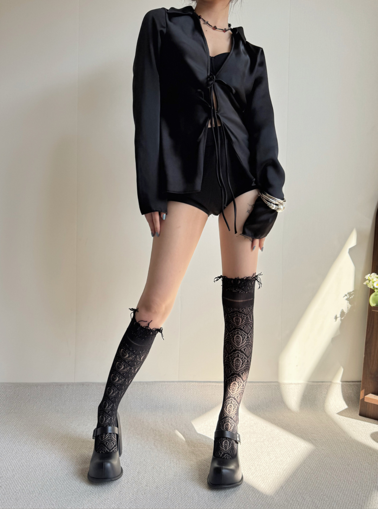 New Fishnet Stockings Women's  - Tassel Fringe Trim recensie en prijs