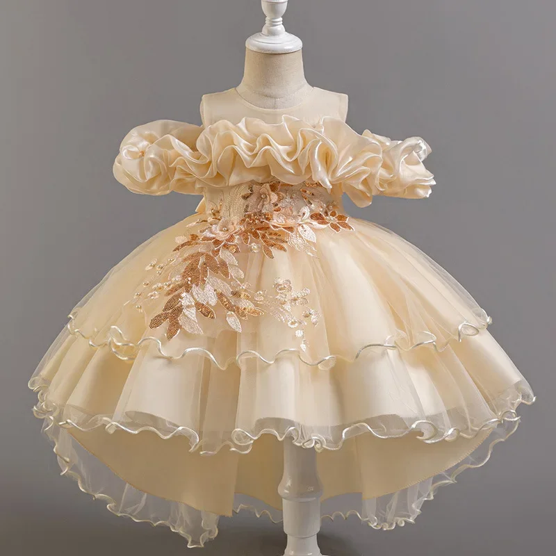 Fashion Flower Girl Dresses fo - Lace Ribbon Trim recensie en prijs