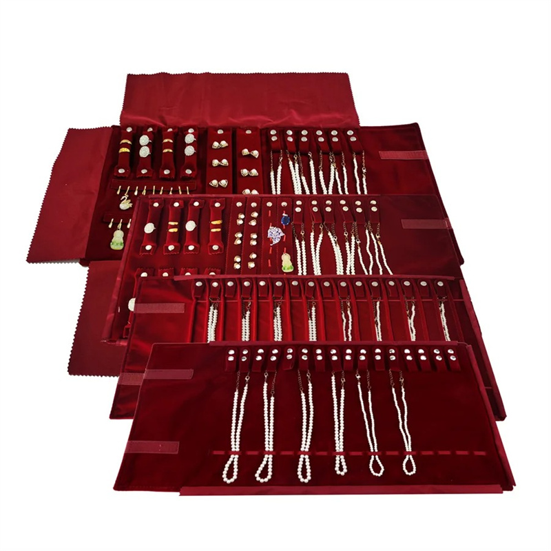 Burgundy Velvet Jewelry Roll-U - Velvet Ribbon Roll recensie en prijs