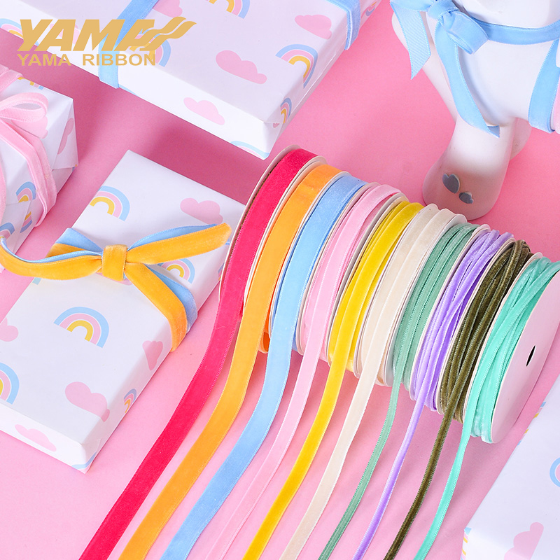 YAMA-Monochrome Velvet Ribbon, - Velvet Ribbon Roll recensie en prijs