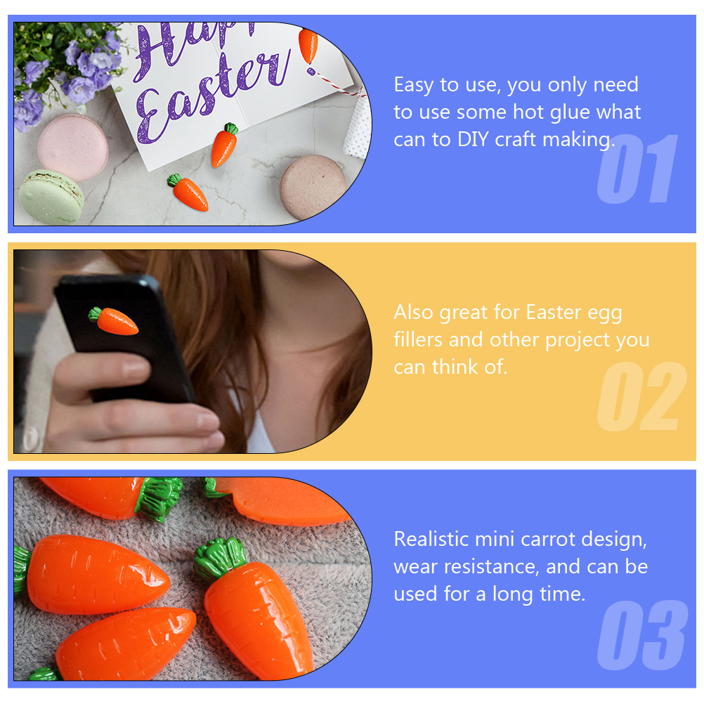  20 Pcs Simulated Carrot Acces - Embellishments For Scrapbooking recensie en prijs