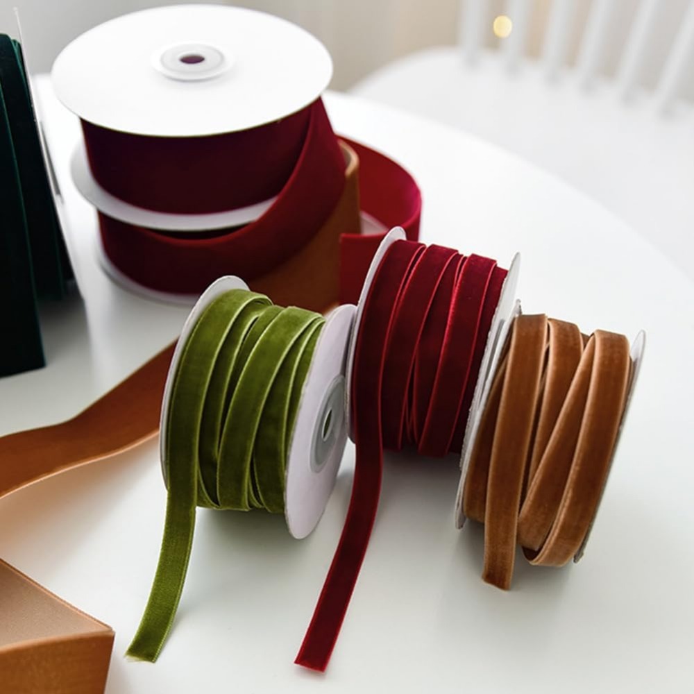 2 Rolls 21.88 Yards 3/8 Inch G - Velvet Ribbon Roll recensie en prijs