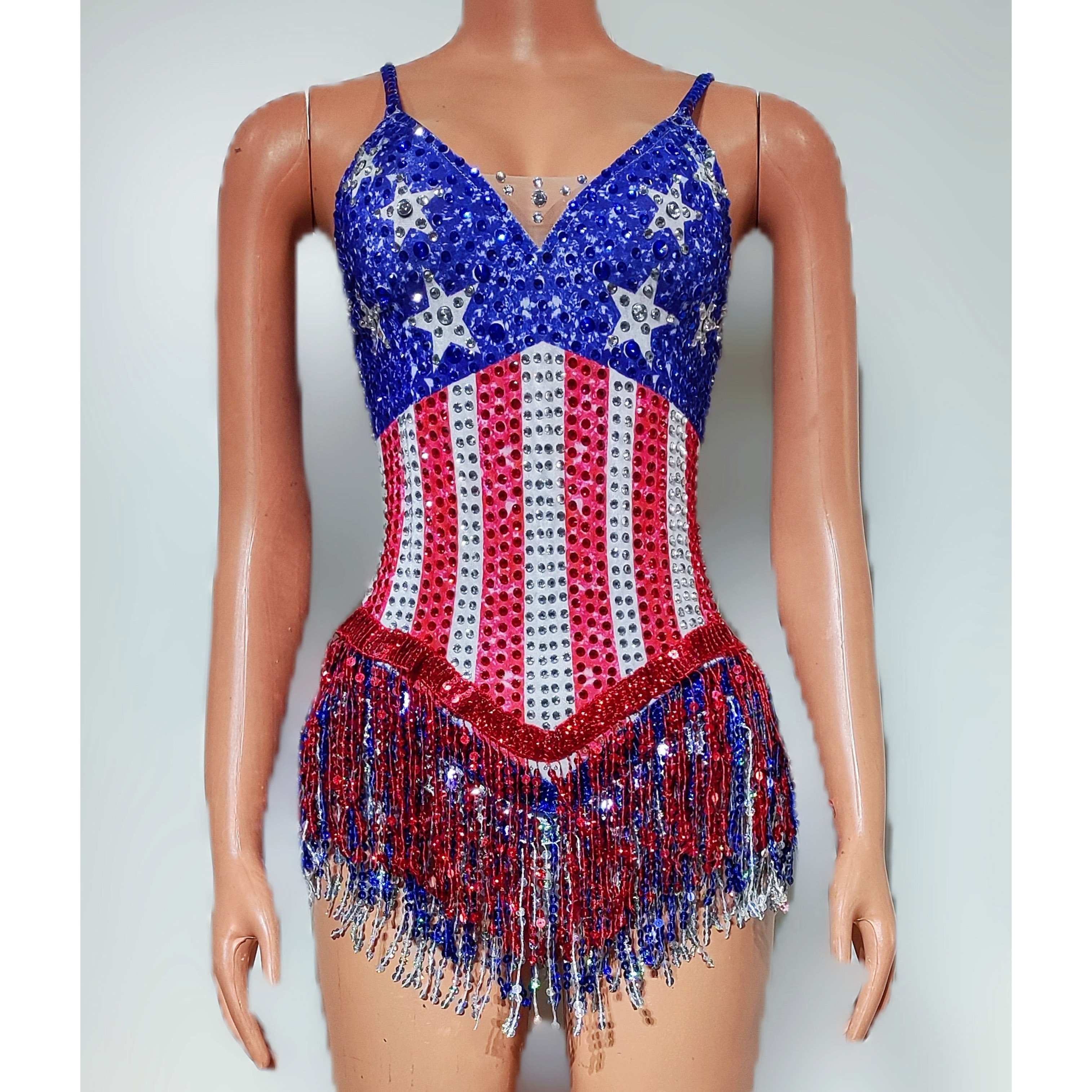 Dance Singer Costume Bar Night - Rhinestone Banding Trim recensie en prijs