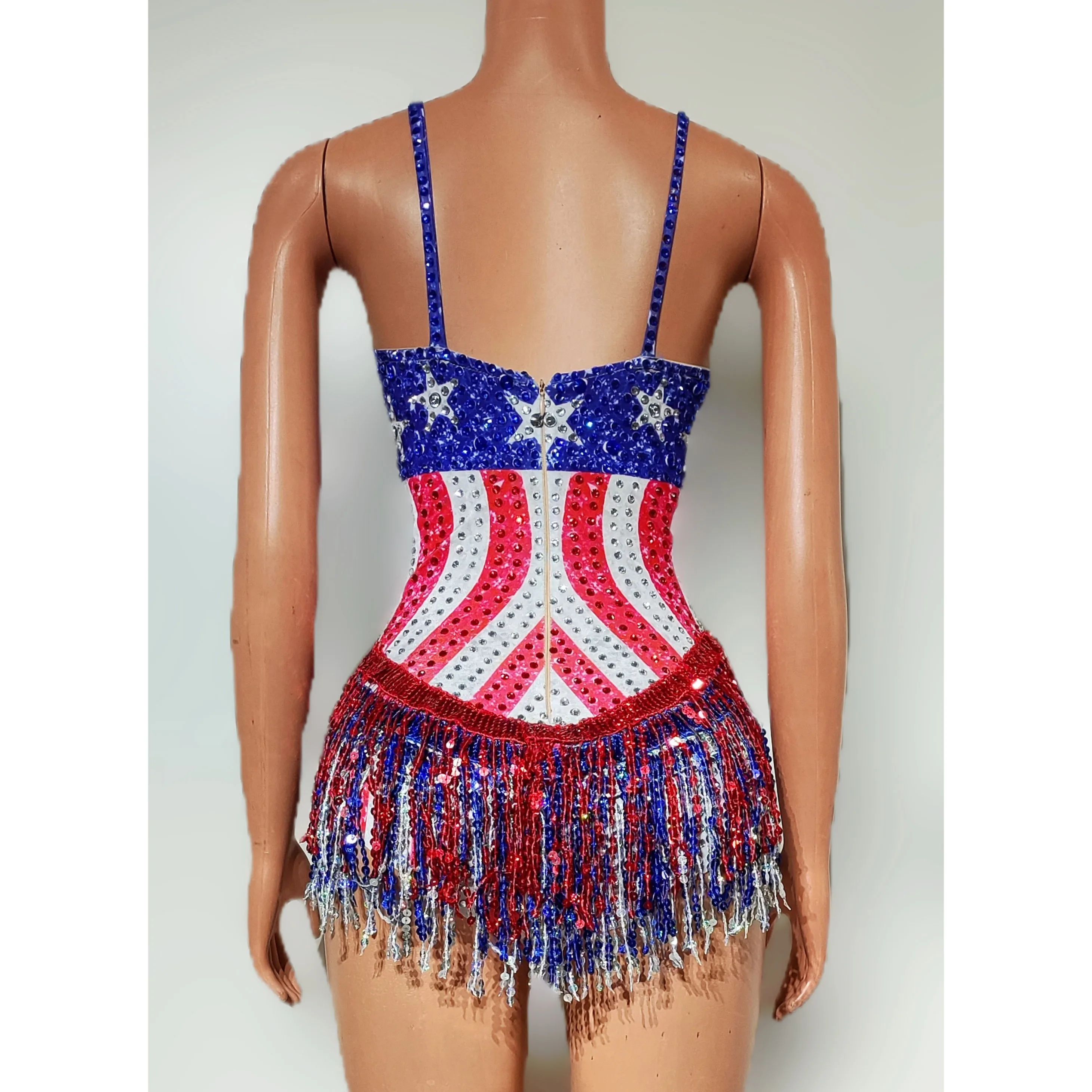 Dance Singer Costume Bar Night - Rhinestone Banding Trim recensie en prijs
