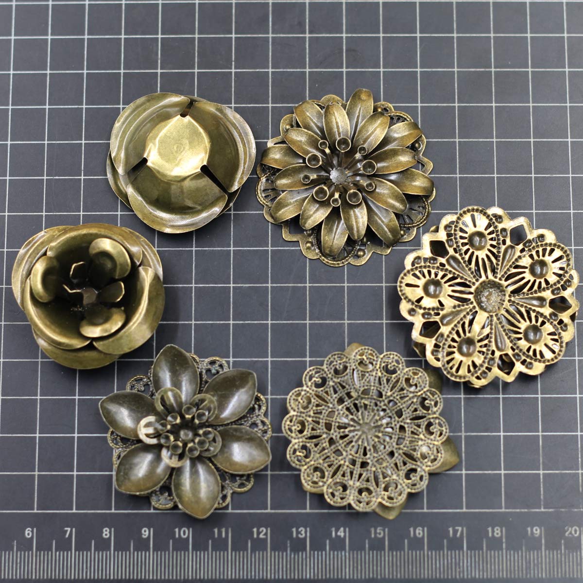 6Pcs Embellishments Combinatio - Craft Embellishment recensie en prijs
