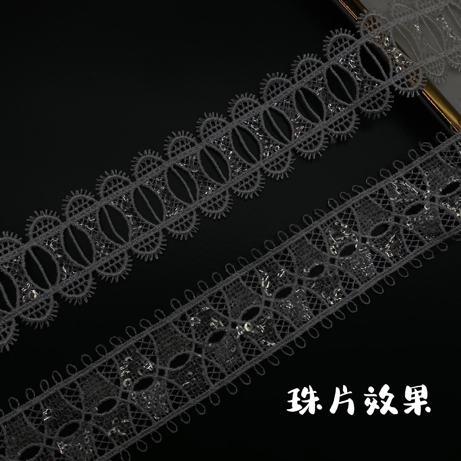 Hollow Wearable Sequins Ribbon - Lace Ribbon Trim recensie en prijs