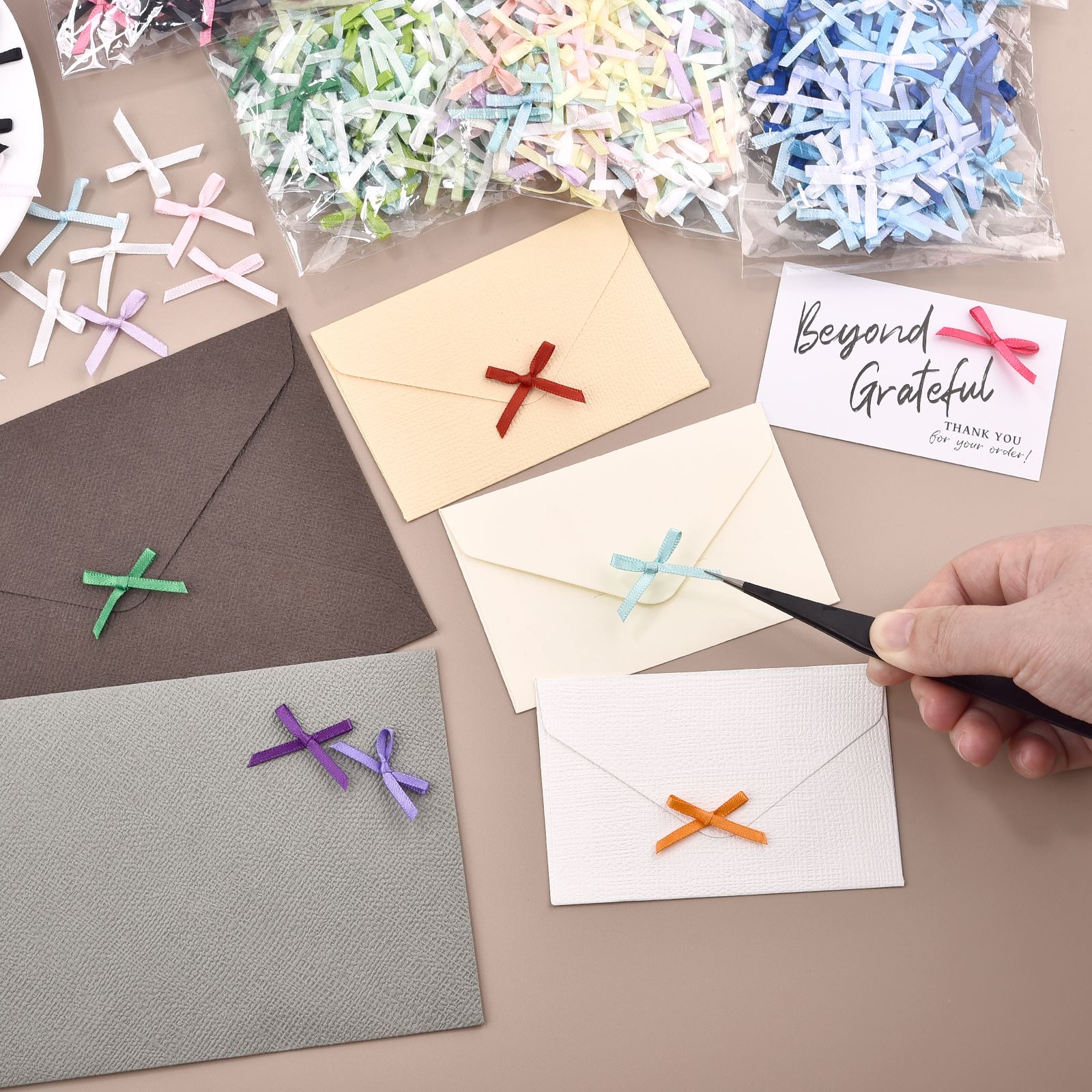 100Pcs 3mm Ribbons Mini Satin  - Christmas Craft Embellishment recensie en prijs