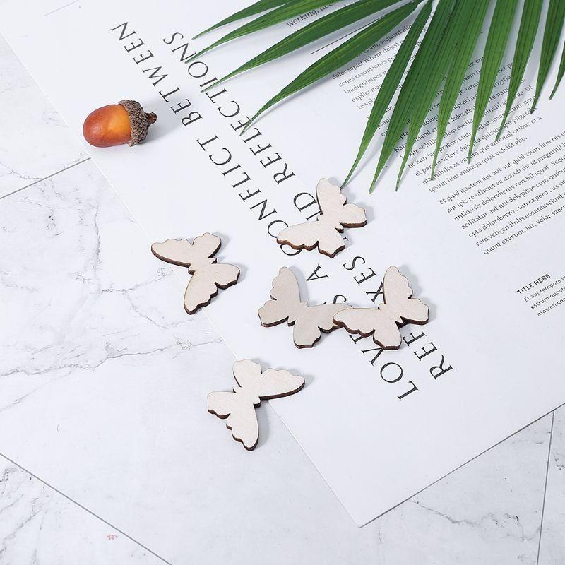 50 Pcs for Butterfly Wooden Sl - Christmas Craft Embellishment recensie en prijs