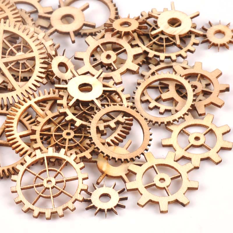20-40mm 36pcs Unfinished Wood  - Embellishments For Scrapbooking recensie en prijs