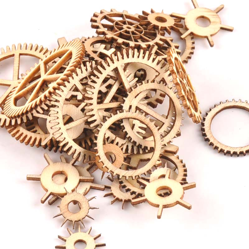 20-40mm 36pcs Unfinished Wood  - Embellishments For Scrapbooking recensie en prijs