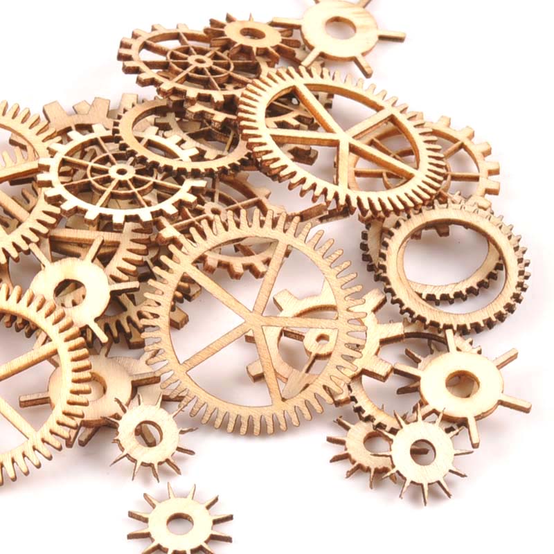 20-40mm 36pcs Unfinished Wood  - Embellishments For Scrapbooking recensie en prijs