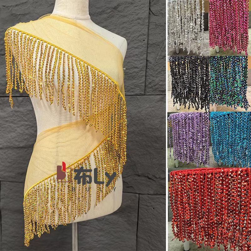 15cm Beaded Sequin Tassel Frin - Beaded Trim Fringe recensie en prijs