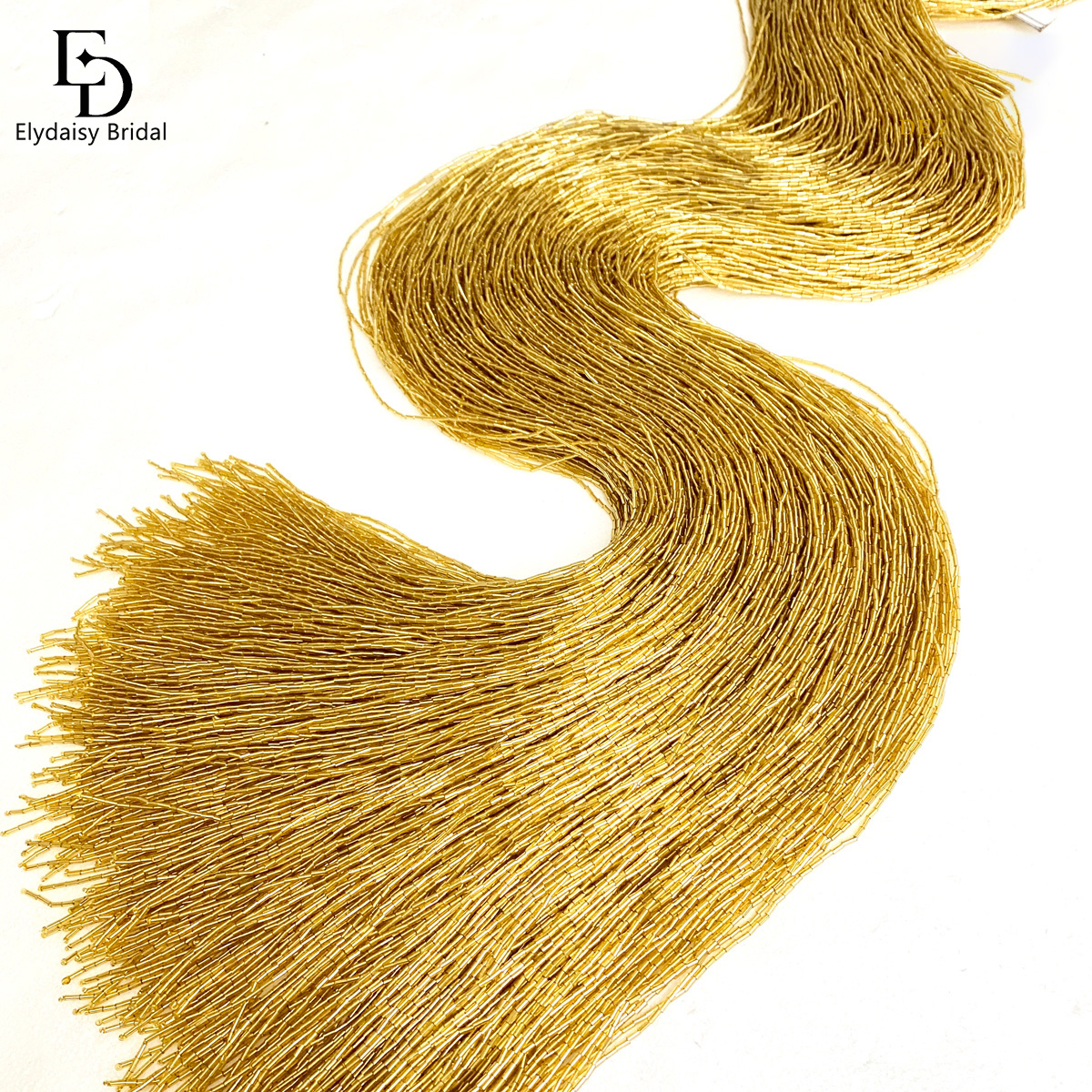 ELYDAISY 1Meter Length Champag - Fringe Ribbon Sewing recensie en prijs