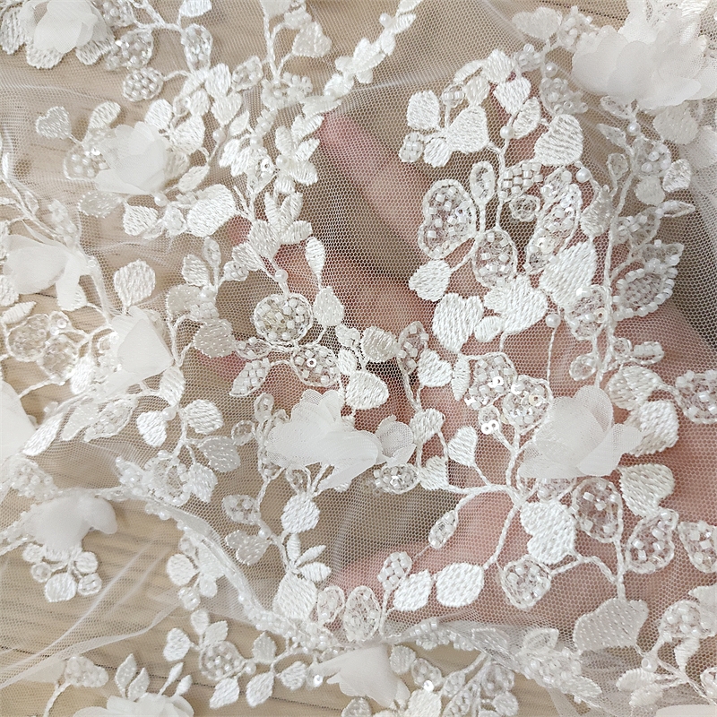 Ivory 3D Floral Hand Beaded La - Craft Embellishment recensie en prijs