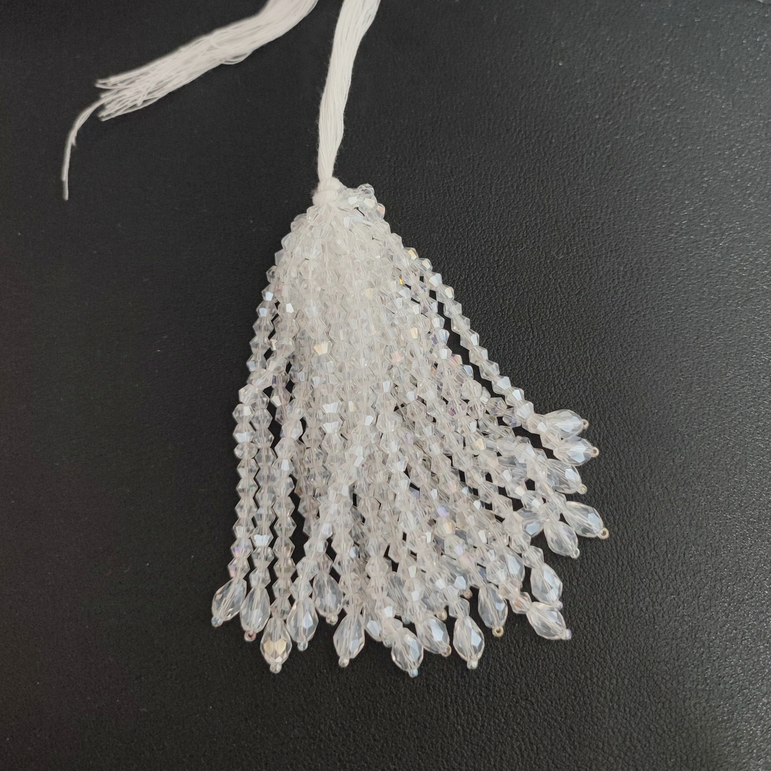 8.5cm Wide Individual Crystal  - Beaded Trim Fringe recensie en prijs